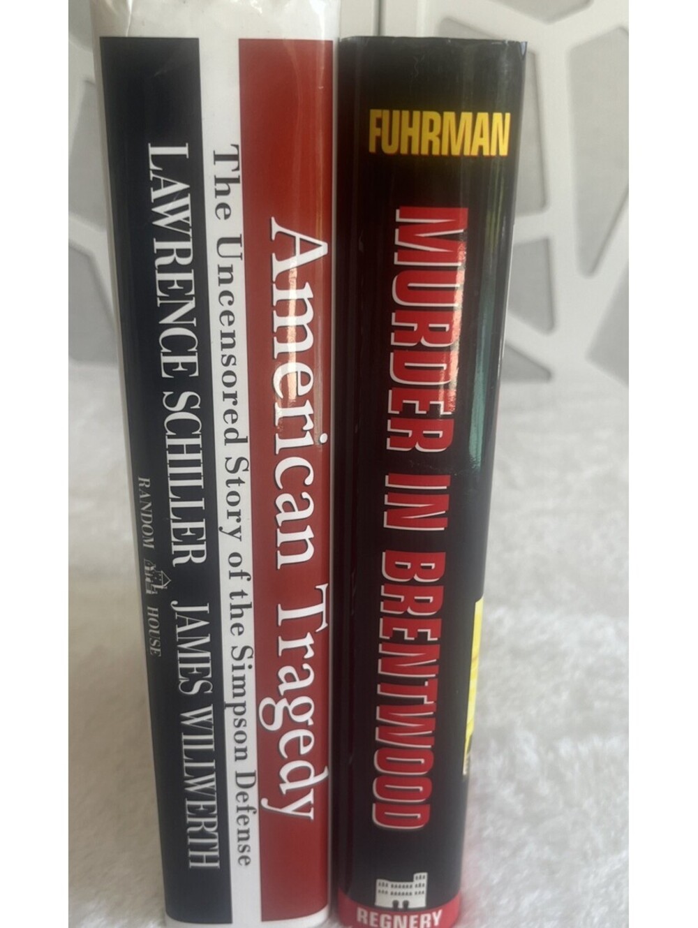 O.J. SIMPSON TRIAL BOOK LOT! 2 One First Edition Hardcovers Schiller & Fuhrman